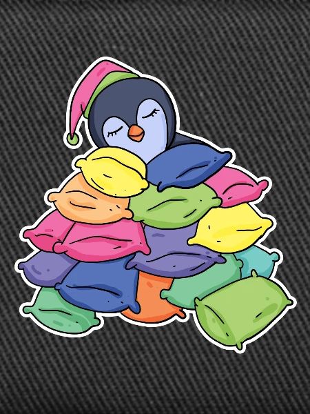 Sleeping penguin