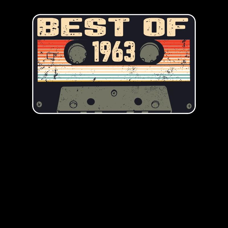Vintage 1963 Geburtstag Retro Kassette Geschenk
