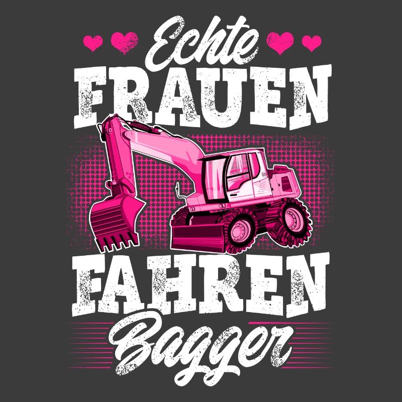 Baggerfahrerin