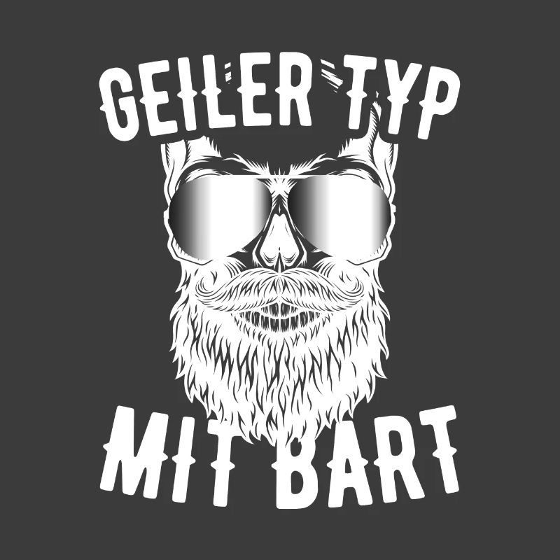 Geiler Typ Mit Bart Bartträger Barbier Vollbart