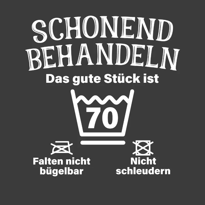 Schonend Behandeln Siebzig Geschenk 70. Geburtstag
