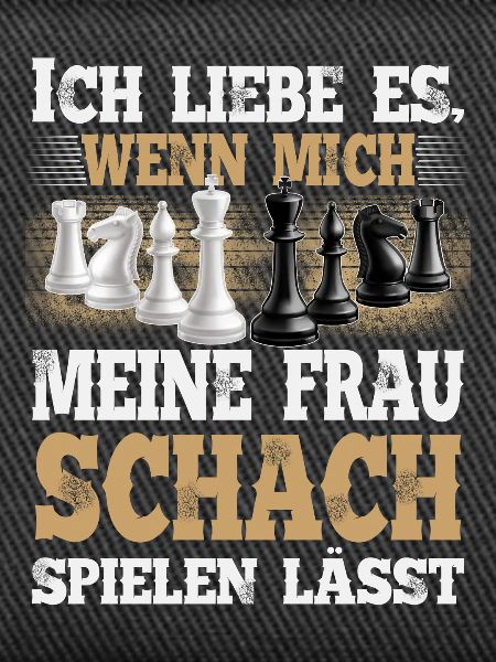 Schach Lustiger Spruch