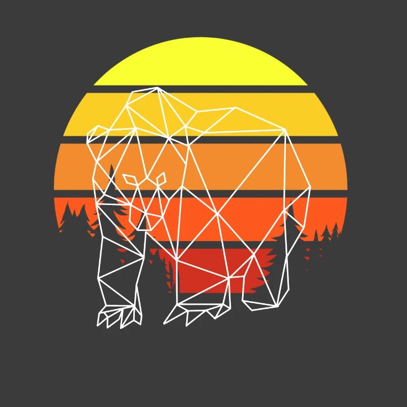 Bär Polygon Sunset