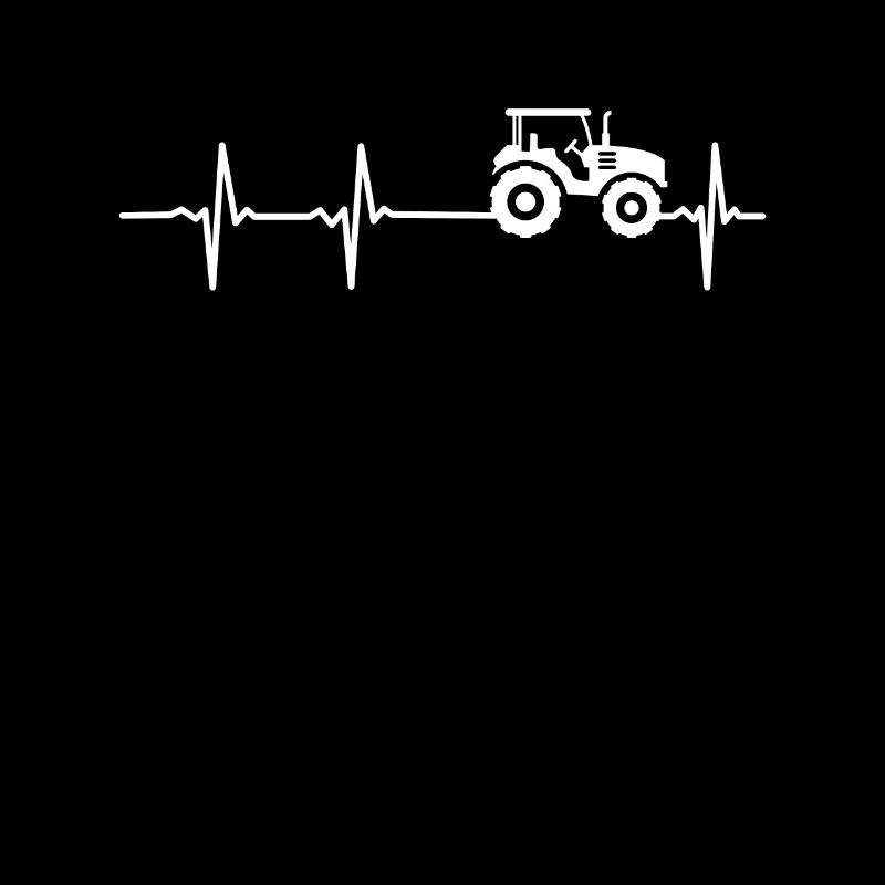 Traktor Herzschlag Trekker Bauer Feld Geschenk