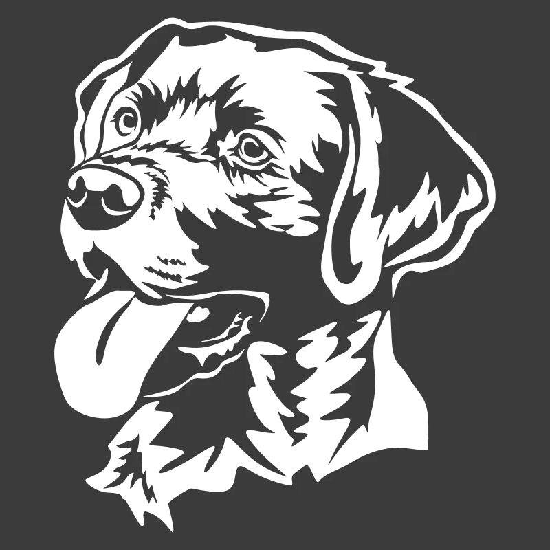 Labrador Head "Black Edition"