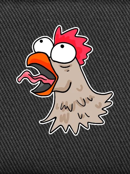 Chicken head chicken