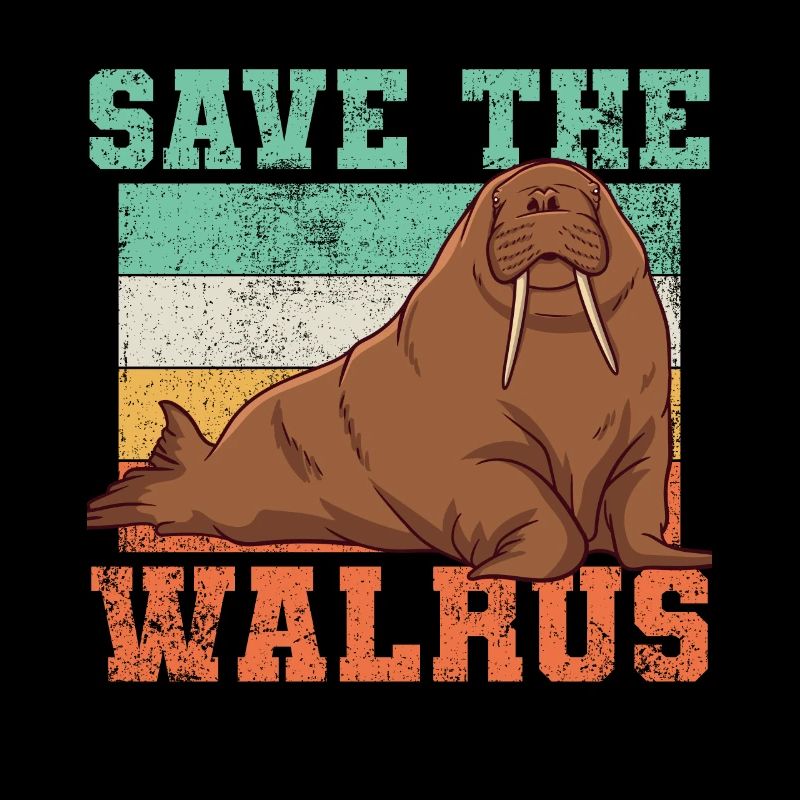 Walrus Conservation Vintage
