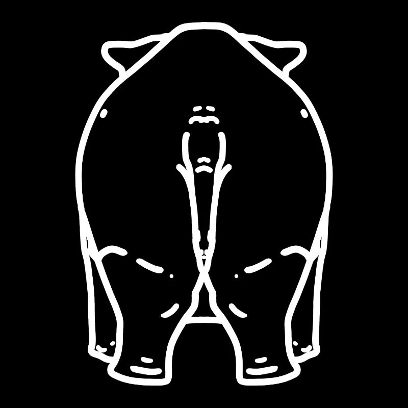 Nashorn Hintern