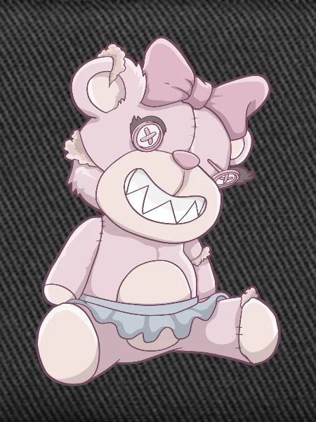 Pastell Gothic Bär