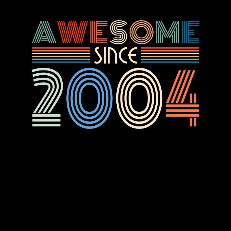 Vintage 2004 04 Birthday Retro Vintage Gift