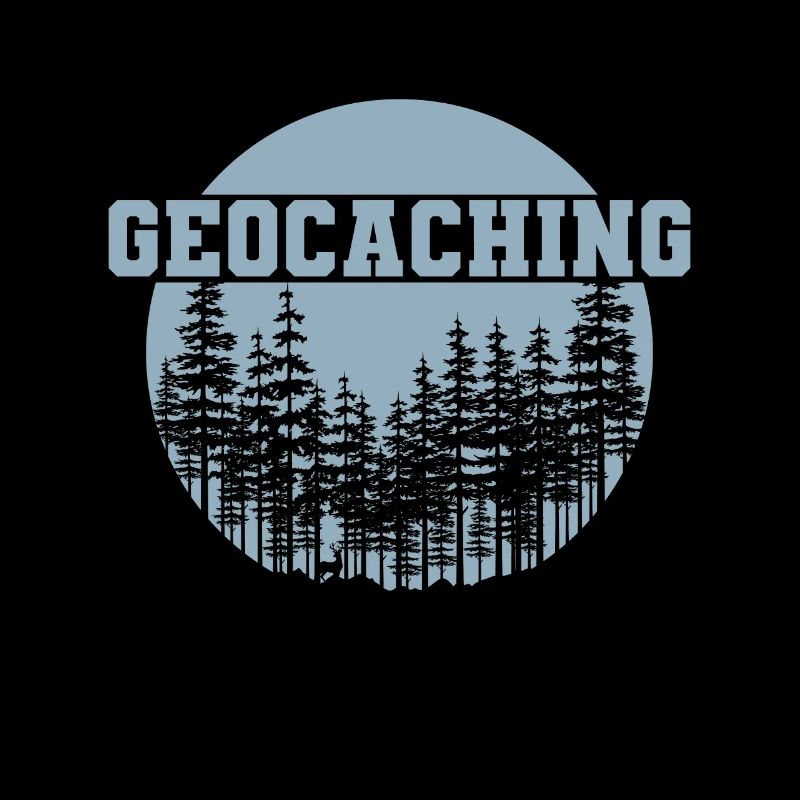 Geocaching in the forest