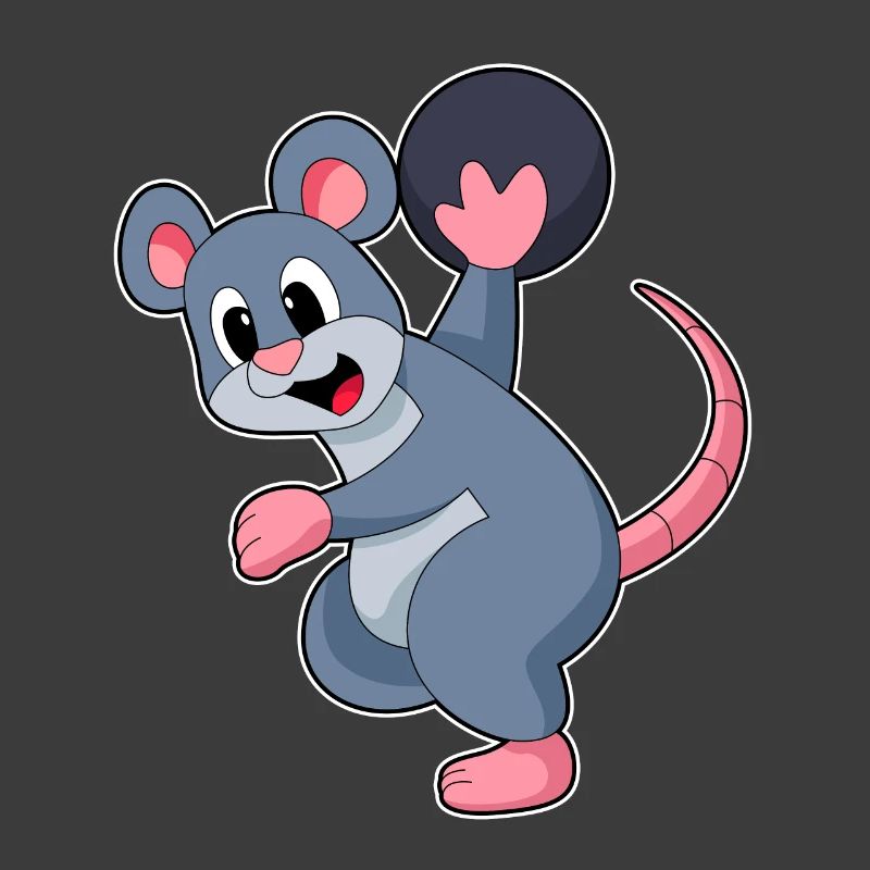 Boule de bowling rat