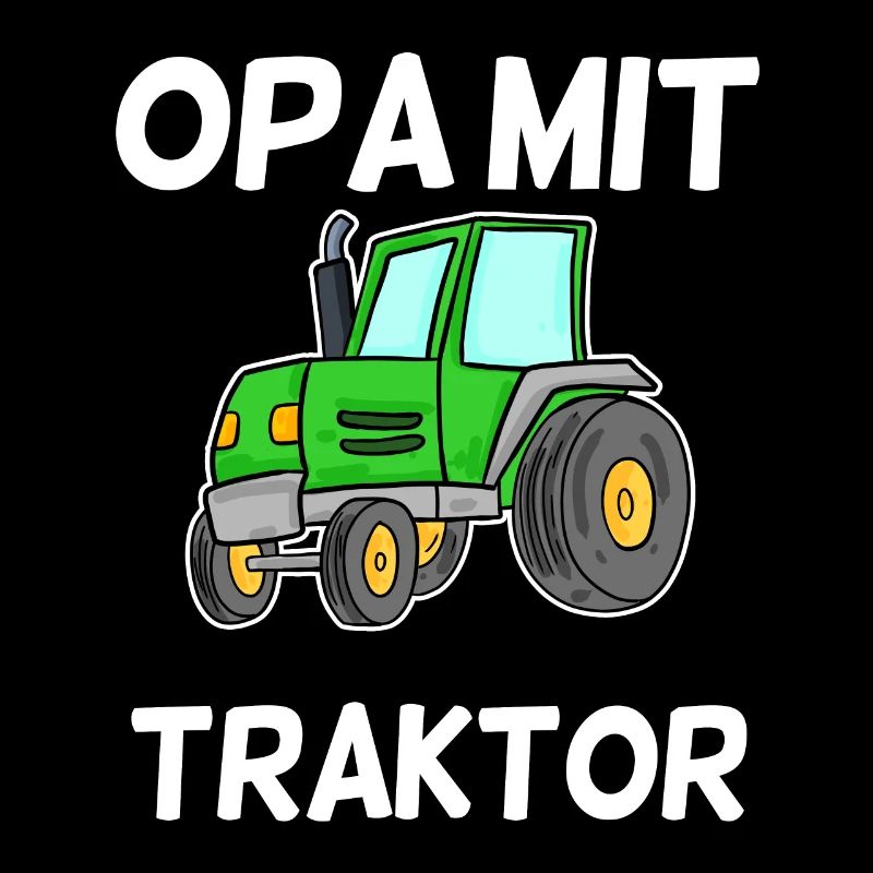 Opa mit Traktor