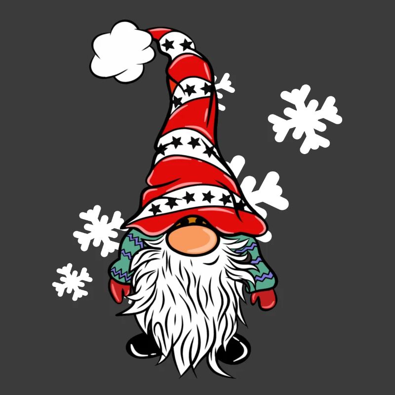 Elfes de Noël avec des flocons de neige