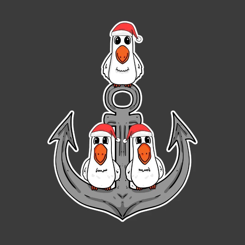 Seagull Anchor Christmas