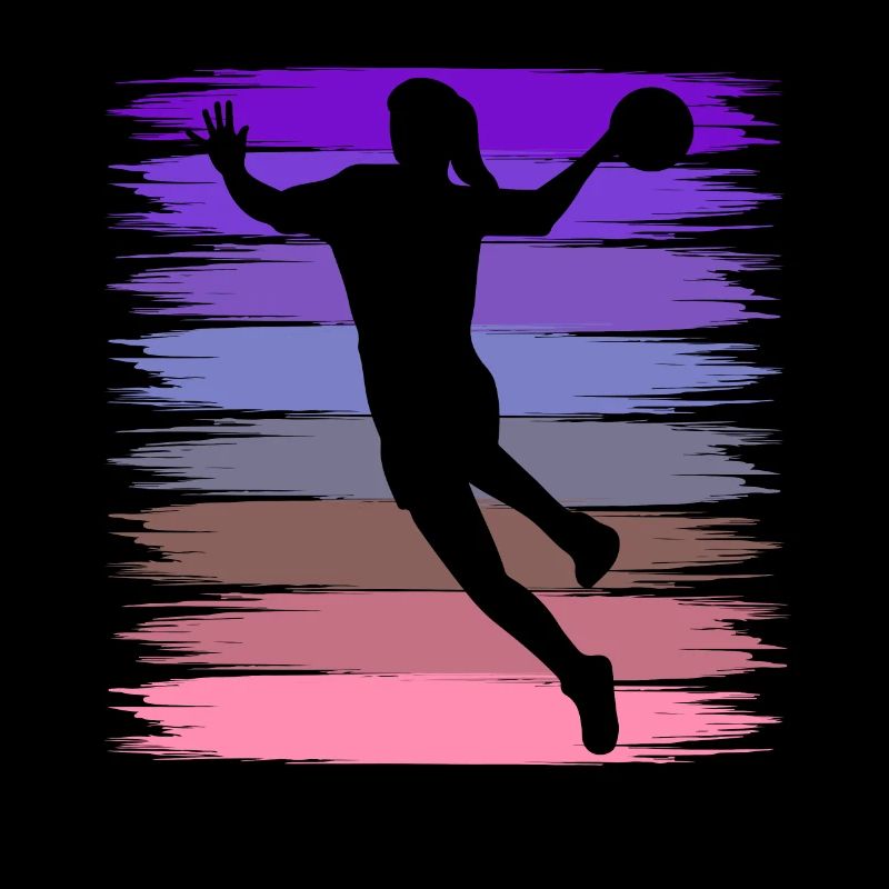 Echte Mädchen spielen Handball