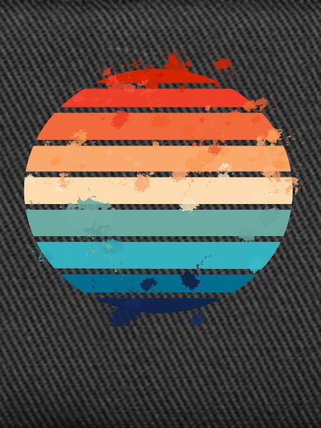 Splatter Retro Sunset