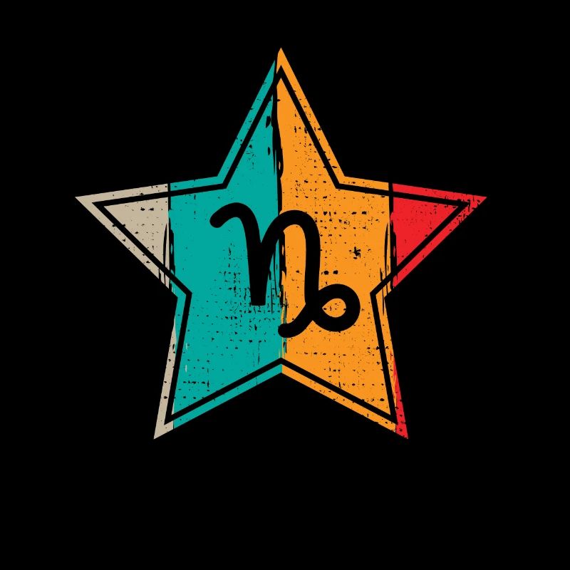 Steinbock Sternzeichen Horoskop Retro Geschenk