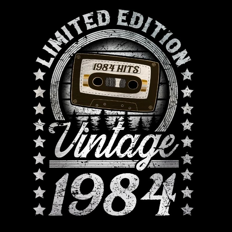 1984 Année de naissance Année de construction Anniversaire Vintage