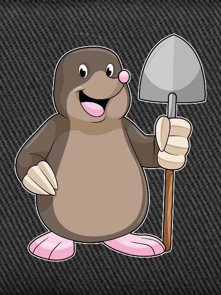 Mole Miner Shovel Mining