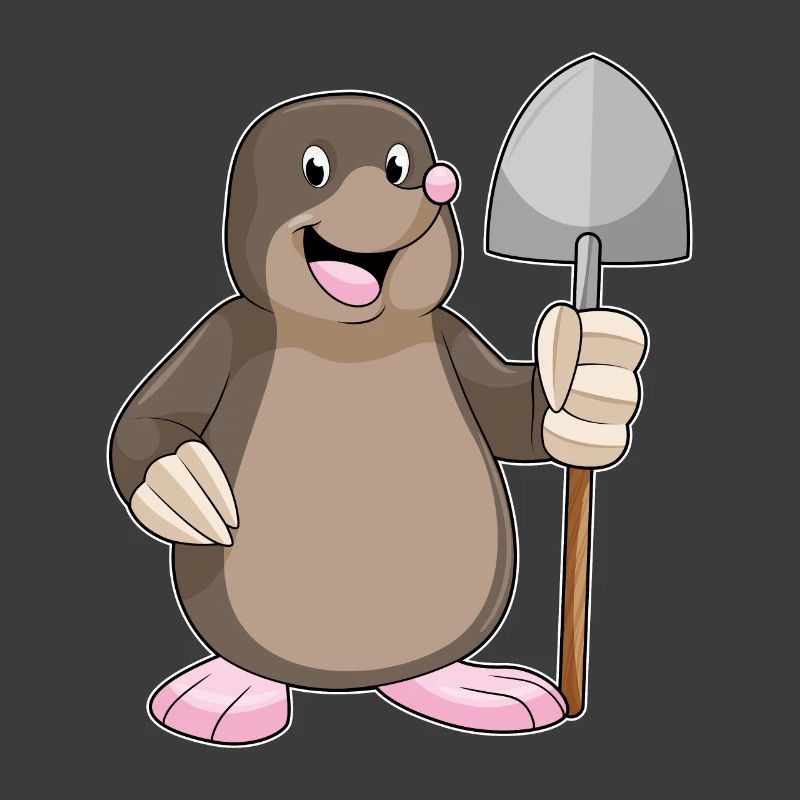 Mole Miner Shovel Mining