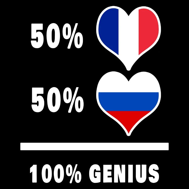 France and Russia Genius / present