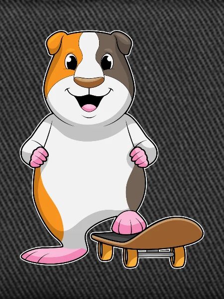 Guinea Pig Skater Skateboard