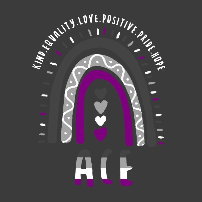 Ace Pride Boho Rainbow