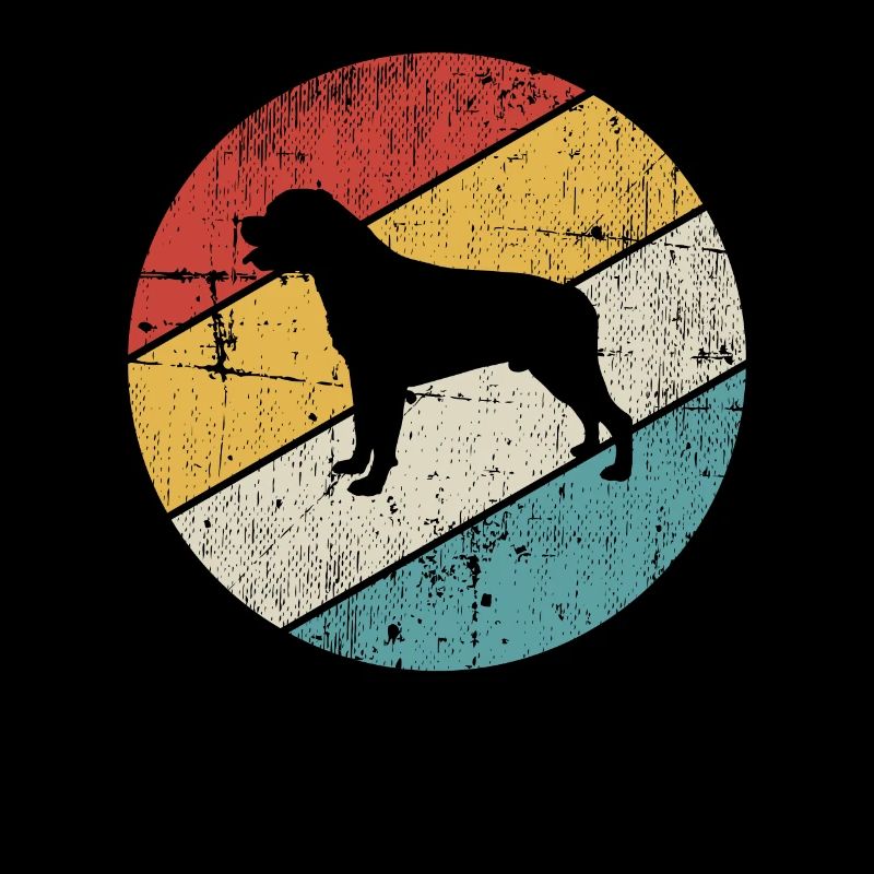 Rottweiler dog lover Retro vintage Gift idea