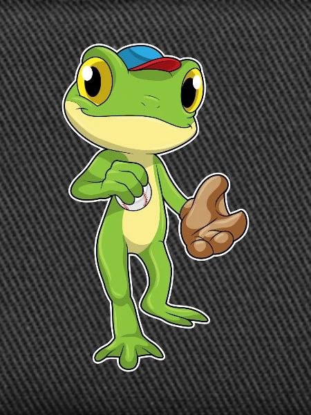 Frosch Baseball Baseballhandschuh