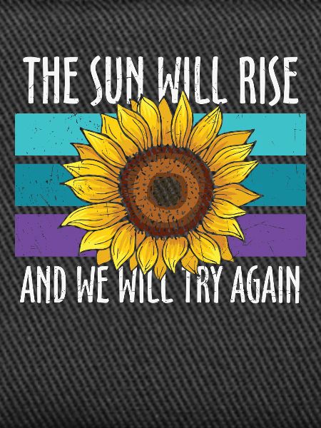 Suicide prevention sunflower
