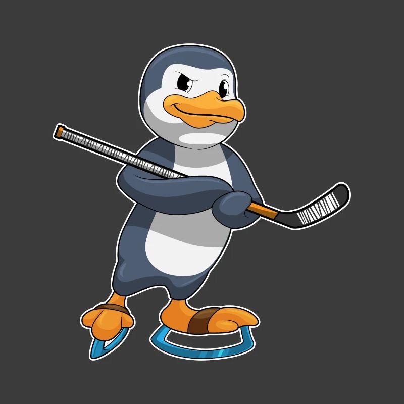 Pinguin Eishockey Eishockeyschläger