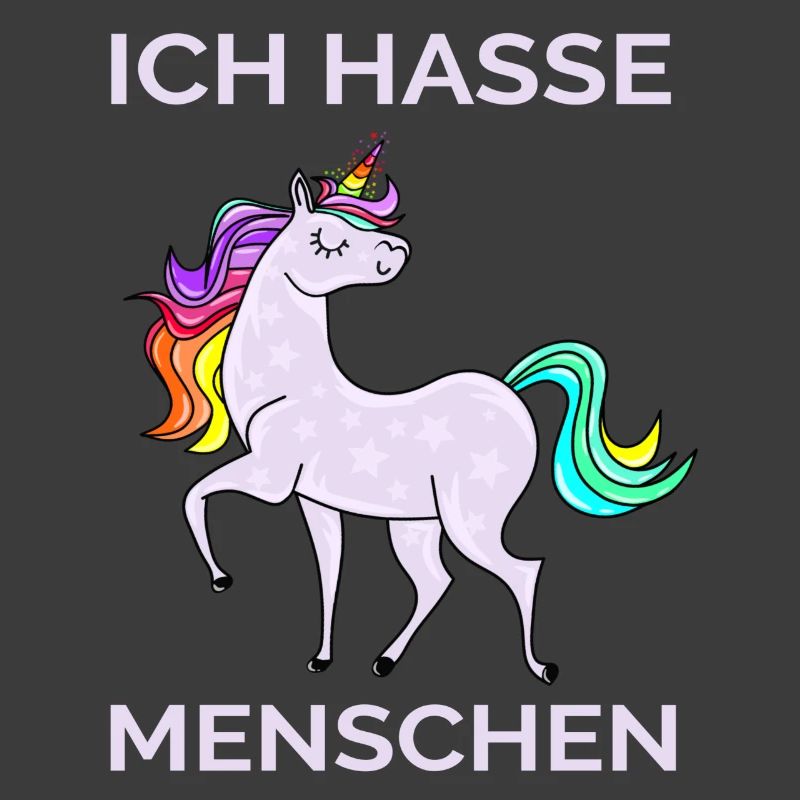 ICH HASSE MENSCHEN EINHORN