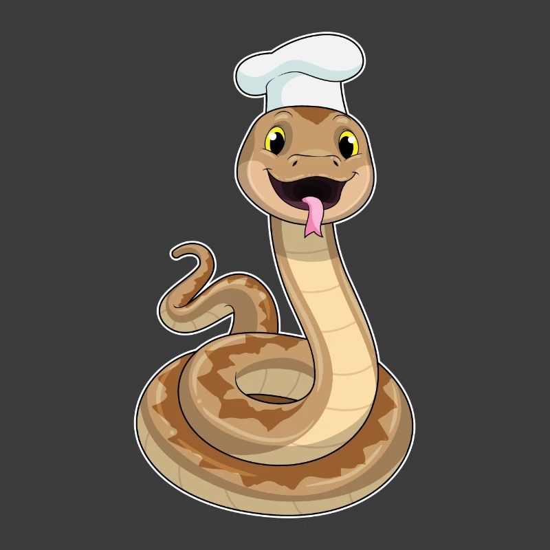 Cuisinière Chef Serpent Cuisson du Chapeau