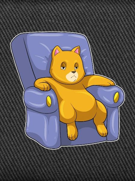 Chat avec canapé