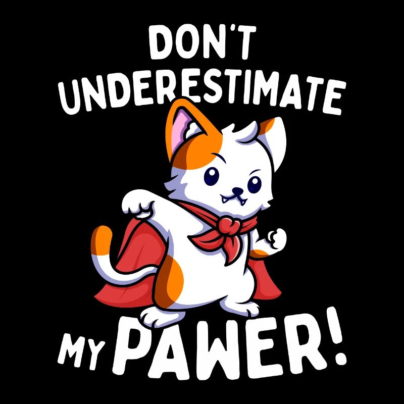 Les chats ne sous-estiment pas mon pawer Pun Cat