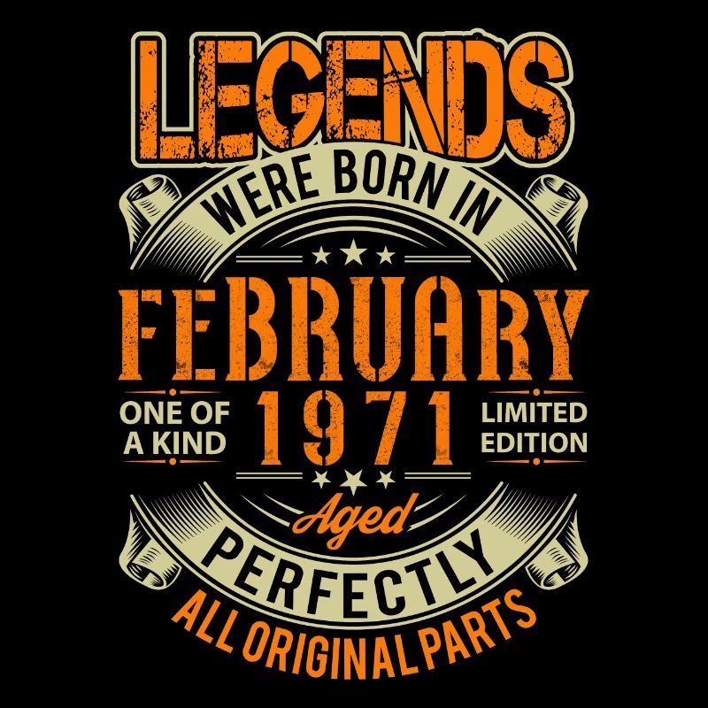 1971 Februar Geburtstag Legende