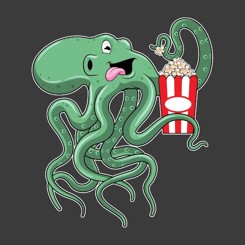 Krake Popcorn