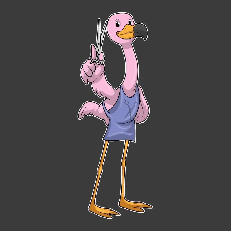 Ciseaux de coiffure Flamant Rose