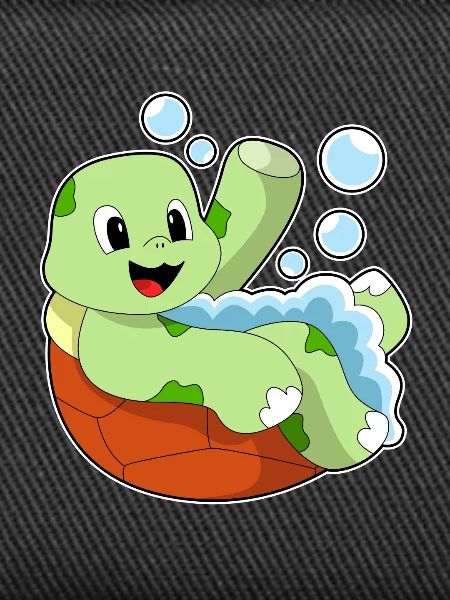 Turtle Bathing Bathtub