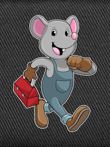 Mouse Craftsman Toolbox Crafts