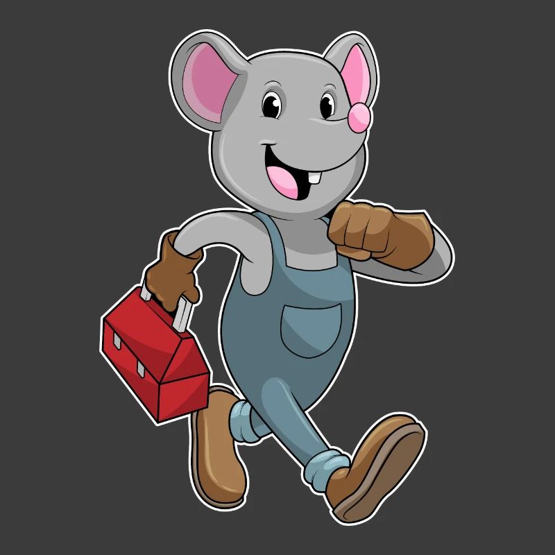 Mouse Craftsman Toolbox Crafts