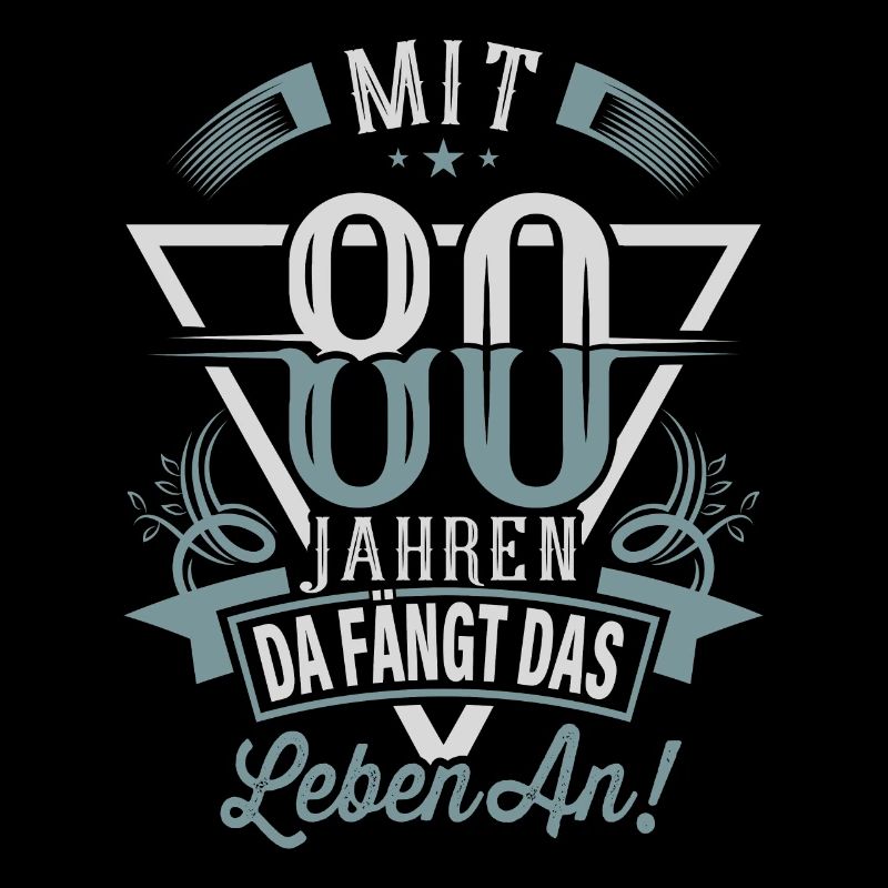 80. Geburtstag Da Fängt Das Leben An