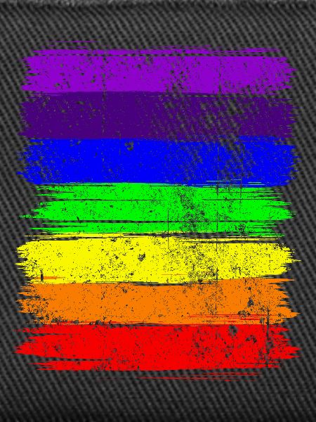 Vivid Pride Brushstripes