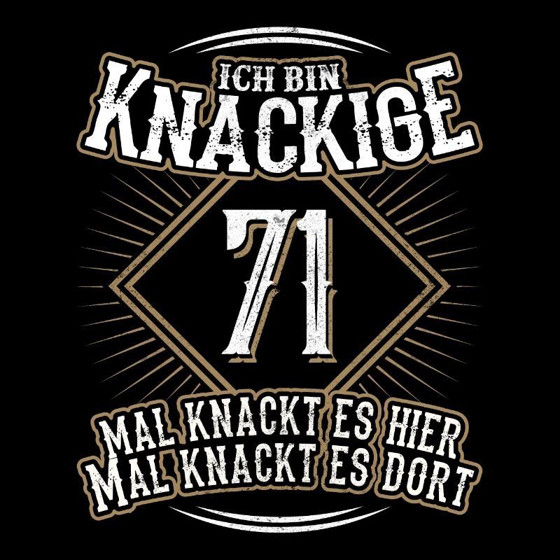 71. Geburtstag Lustig Geschenk