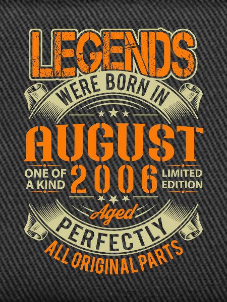 2006 August Birthday Legend