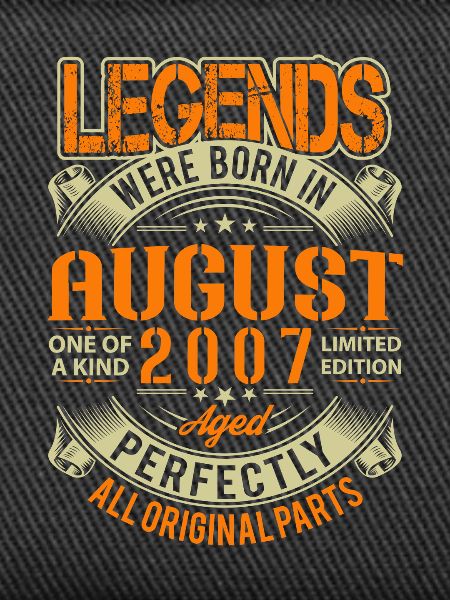 2007 August Birthday Legend