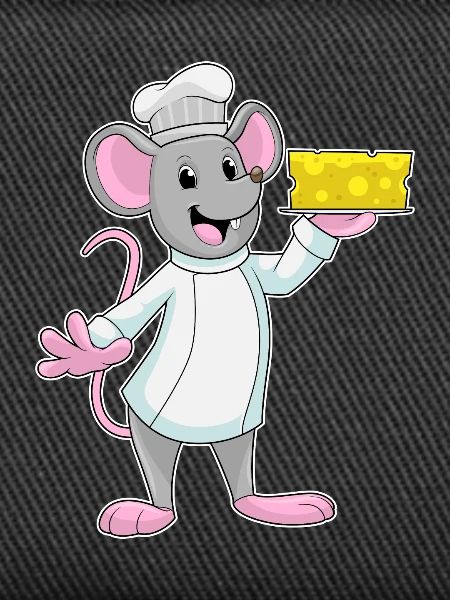 Mouse Cook Cheese Cooking