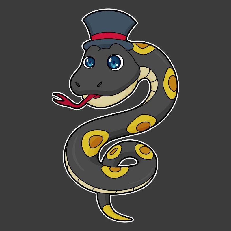 Serpent avec chapeau