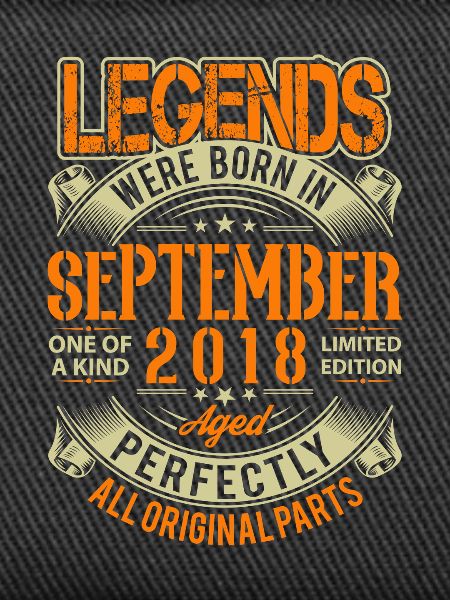 2018 September Birthday Legend